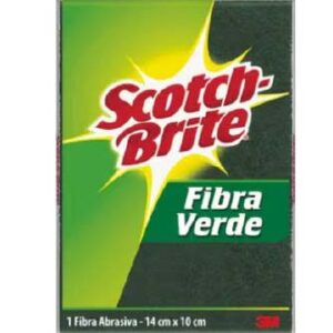 Esponja Fibra Verde 10 x 13.5 cm. Scotch Brite 3M