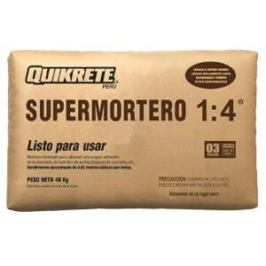 Super Mortero 1.4 Bolsa X 40 Kgs. Quikrete