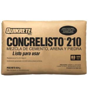 Concrelisto 210 Tipo I (Bolsa X 40 Kg) Quikrete