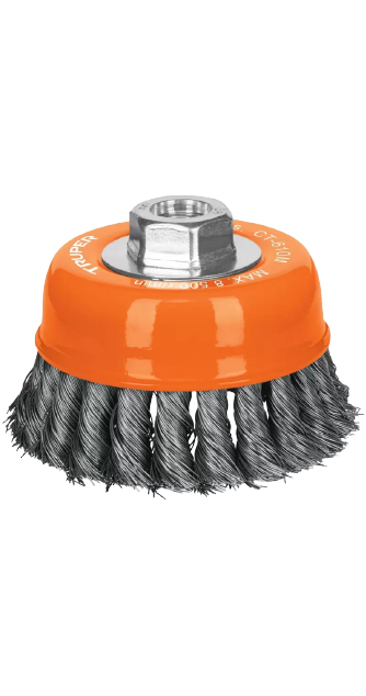 Escobilla Copa Trenzada Fino 4" Truper